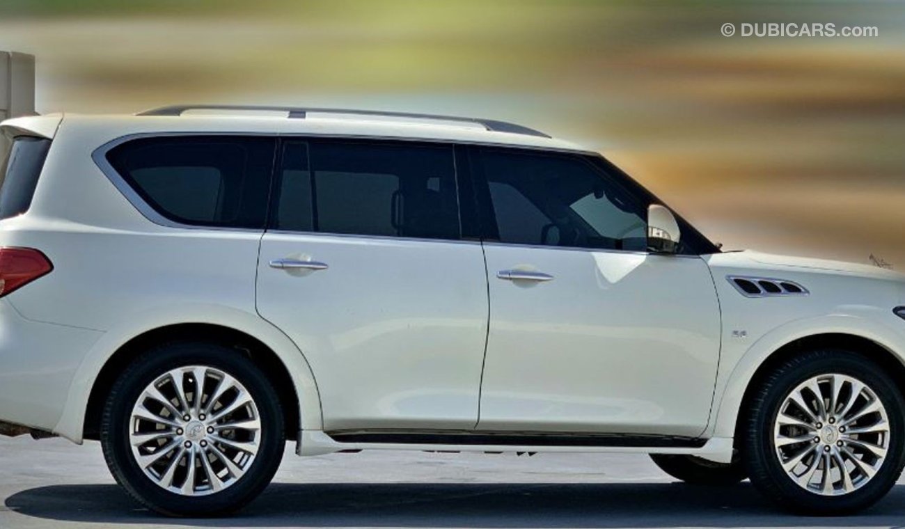 إنفينيتي QX80 EXCELLENT CONDITION - GCC - FULL OPTION - BANK FINANCE FACILITY - WARRANTY