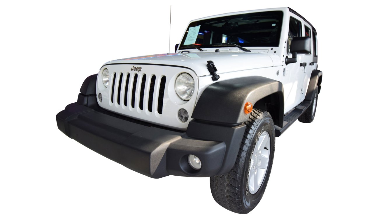 Jeep Wrangler Unlimited Sport 3.6L V6 2017 Model with GCC Specs