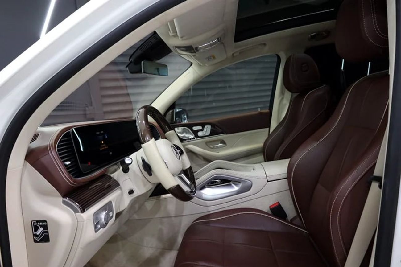 Mercedes Maybach GLS600 Maybach Rear-Seat Entertainment, Rear VIP Seats, Burmester Audio, Panoramic Roof, GCC!