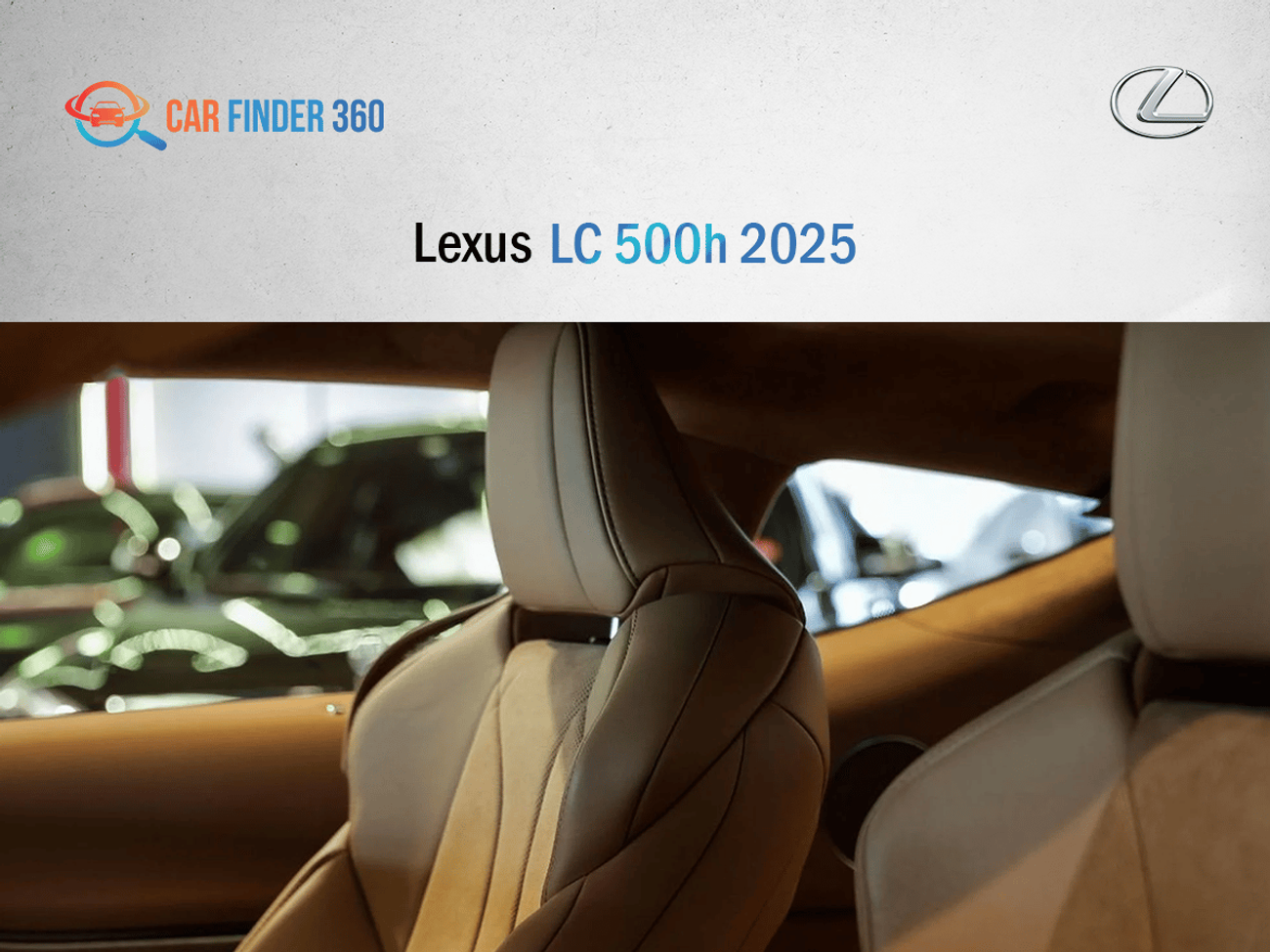 لكزس LC500h Lexus LC 500h 2025 (Export only )