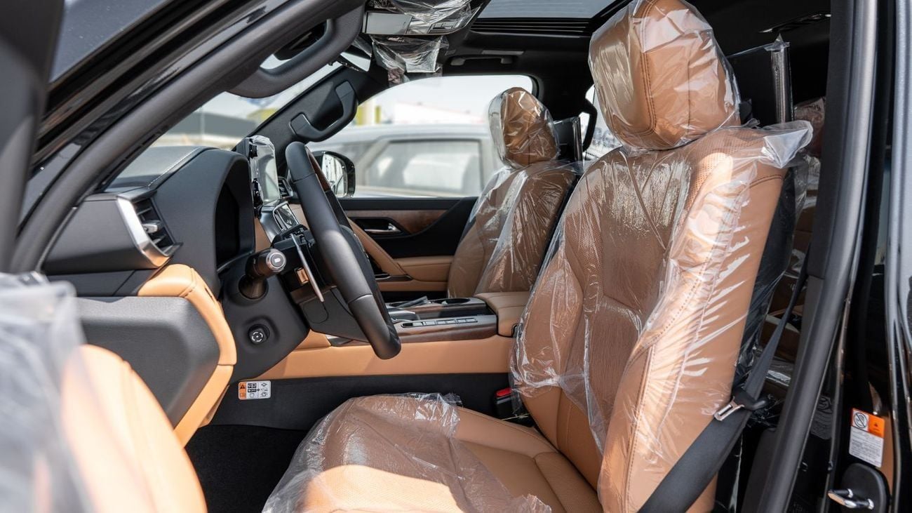 لكزس LX 700h 2026 Lexus LX700h Signature 3.5L AT Hybrid (Black-Tan) with Auto park