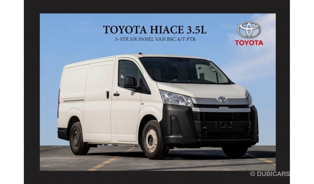 Toyota Hiace 2023 TOYOTA HIACE 3.5L CARGO 3str Petrol Automatic Zero KM