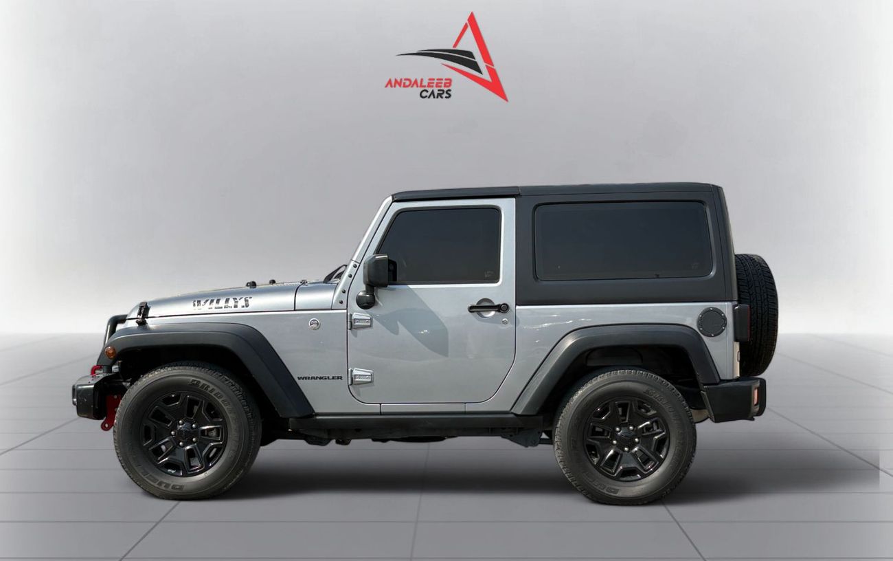 Jeep Wrangler Willys Wheeler 3.6L A/T (2 Door) | 2017 | GCC SPECS | AED 1,150 / month