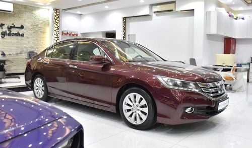 Honda Accord EXCELLENT DEAL for our Honda Accord i-Vtec ( 2016 Model ) in Burgundy Color GCC Specs
