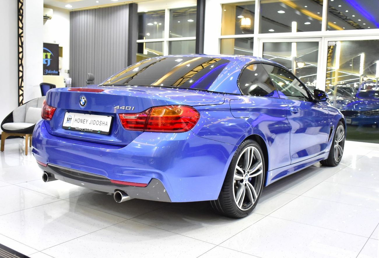 بي أم دبليو 440i EXCELLENT DEAL for our BMW 440i M-Kit Convertible ( 2017 Model ) in Blue Color GCC Specs
