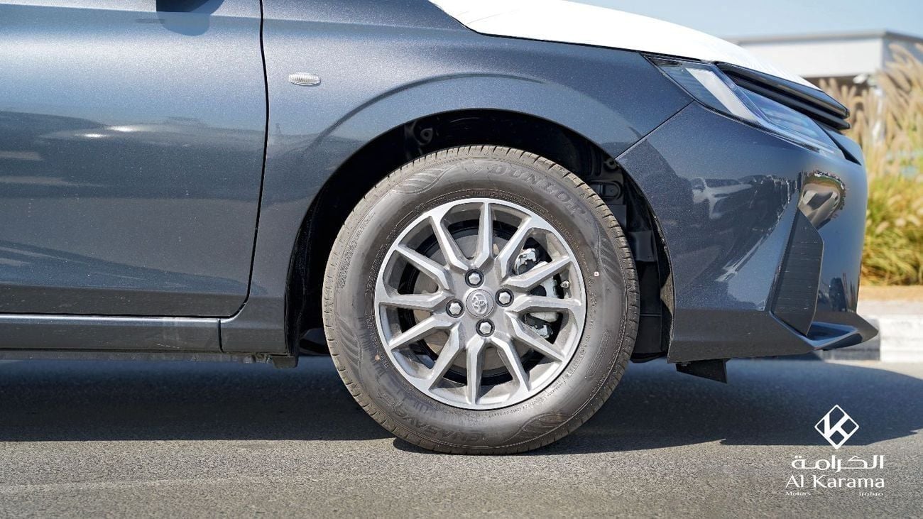 تويوتا يارس Y، 1.3 لتر | عجلات ألمنيوم 15 بوصة | كاميرا خلفية | تحكم آلي بالمناخ | مواصفات خليجية | 22 كم/لتر فأ