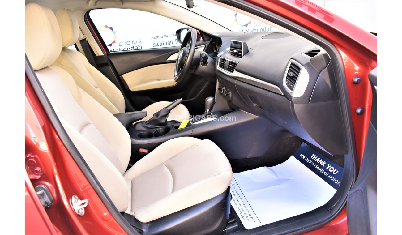 Mazda 3 1.6L S SEDAN 2018 GCC SPECS DEALER WARRANTY
