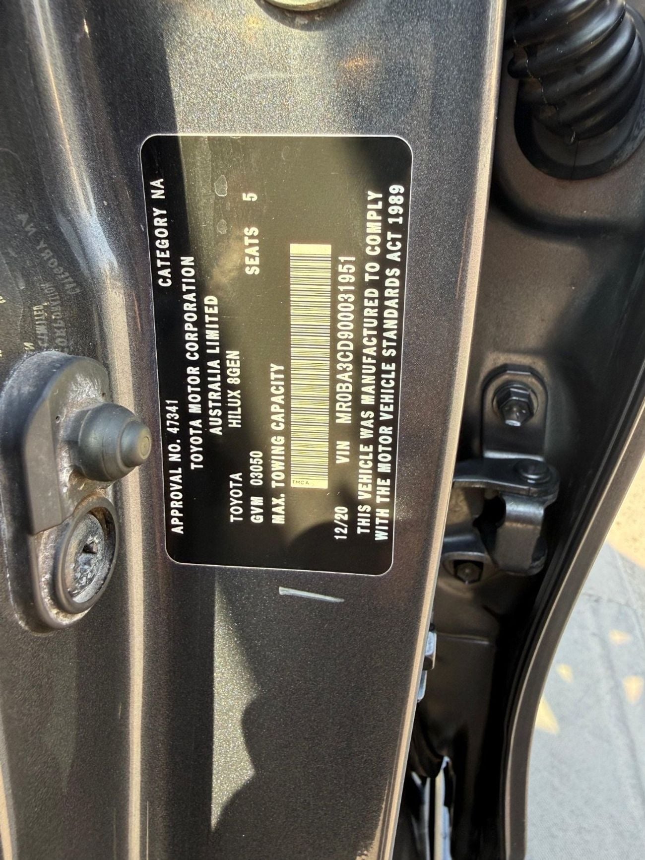 Toyota Hilux ADVENTURE Rogue export from Australia