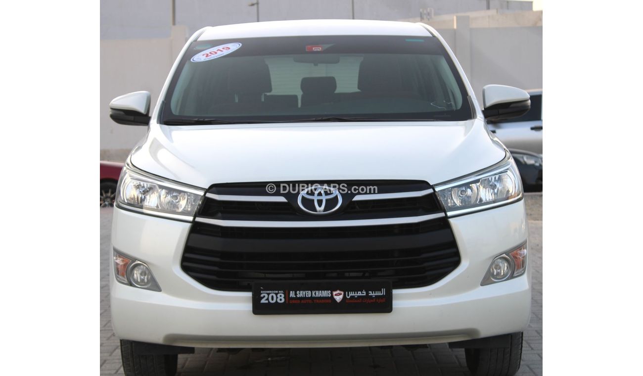 Toyota Innova toyota innova 2019 white GCC  2.7 excellent condtion without accident