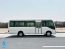 Toyota Coaster 23-Seater Bus 4.0L Diesel RWD GCC Specs Full Option White