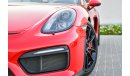 Porsche Cayman GT4 stunning and pristine - GCC - AED 4,680 Per Month - 0% Down Payment