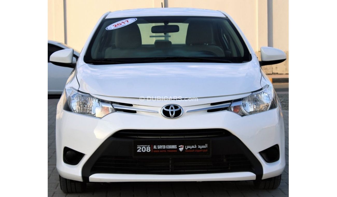 تويوتا يارس تويوتا يارس 2017 خليجي بحالة ممتازة بدون حوادث نظيفه جدا من الداخل والخارج