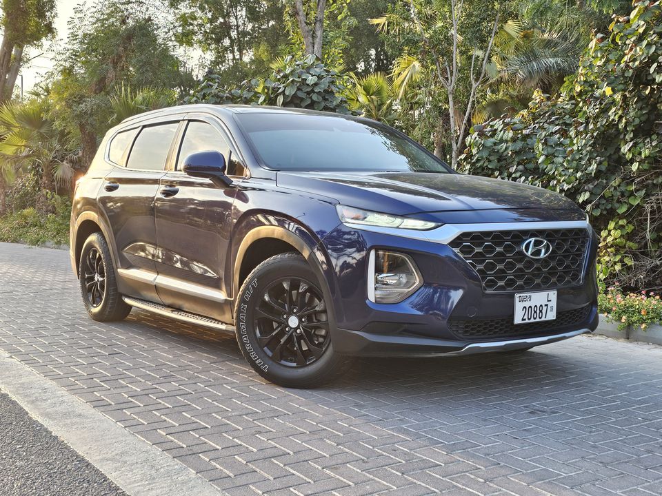 Used Hyundai Santa Fe // 0% DP // Monthly 1192 AED // Dubai Registered ...