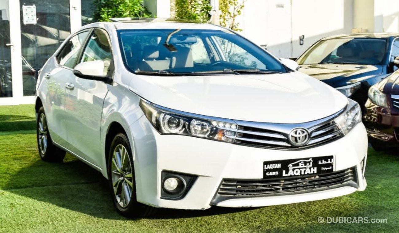 Toyota Corolla Gulf number one, fingerprint slot, rear camera, control screen, cruise control, sensors, in excellen