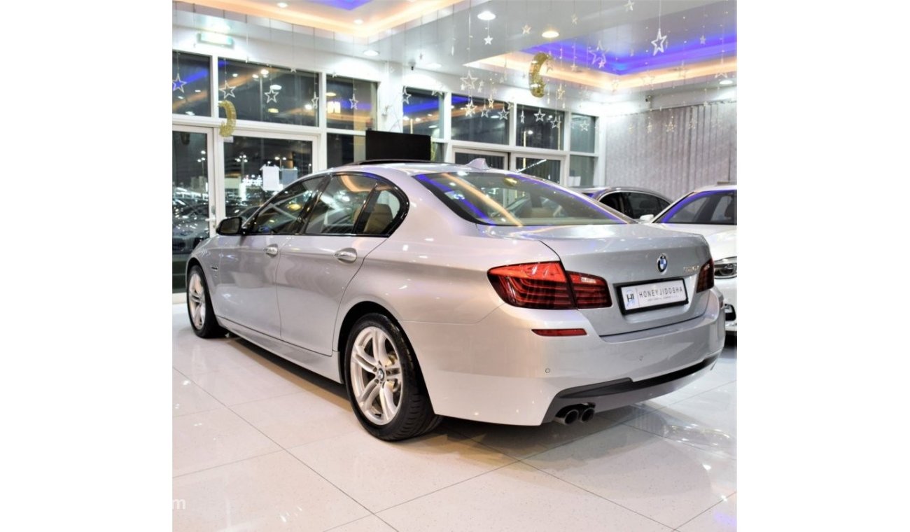 BMW 520i AED 1,272 Per Month / 0% D.P | BMW 520i M-Kit 2015 Model!! in Silver Color! GCC Specs