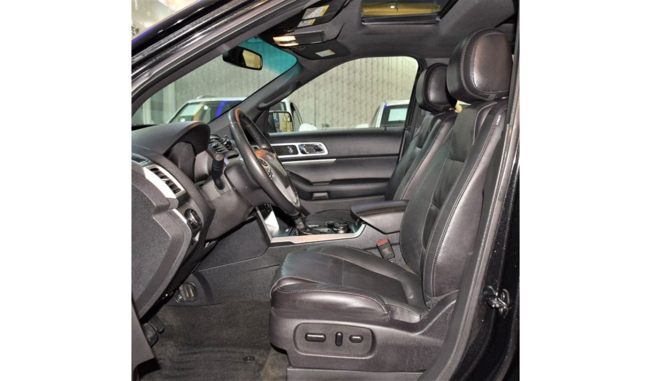 فورد إكسبلورر EXCELLENT DEAL for our Ford Explorer XLT 4WD ( 2014 Model! ) in Black Color! GCC Specs
