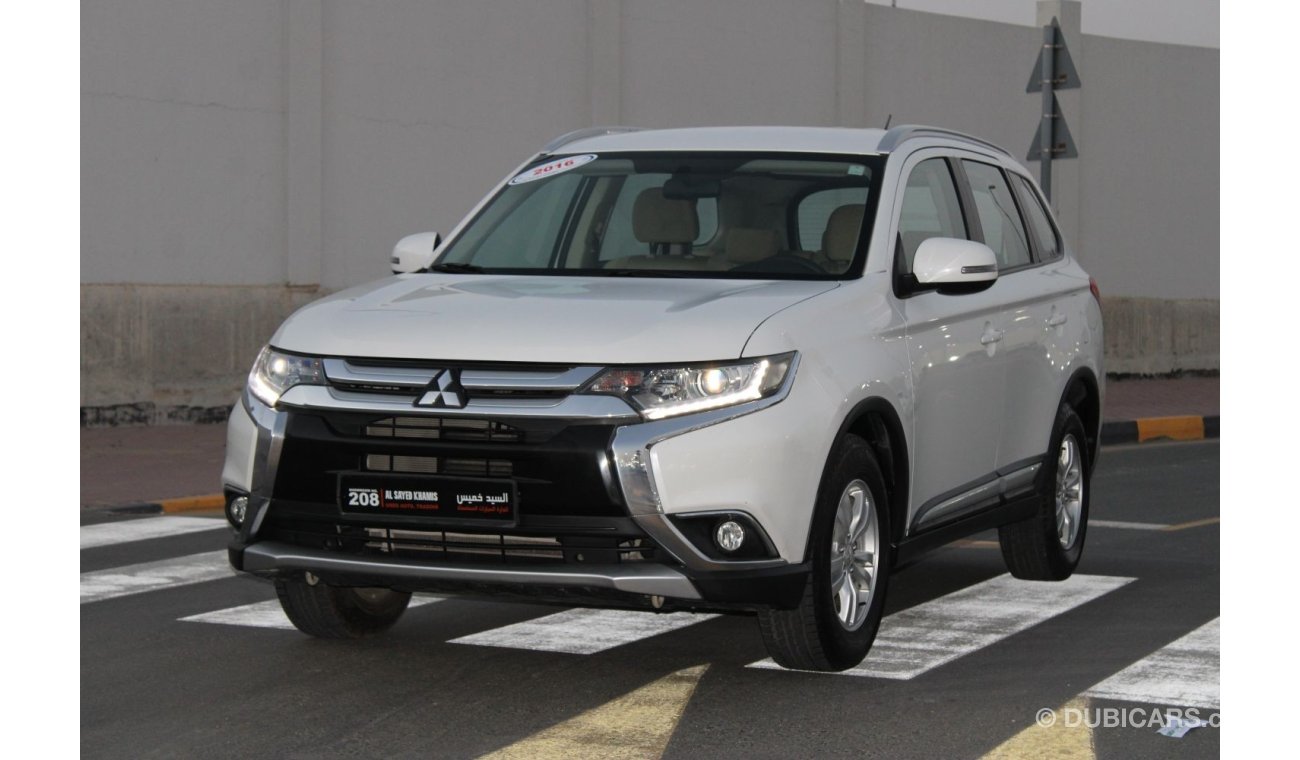 Mitsubishi Outlander Mitsubishi Outlander 2016 GCC No. 2 in excellent condition, without accidents, without paint Forwell