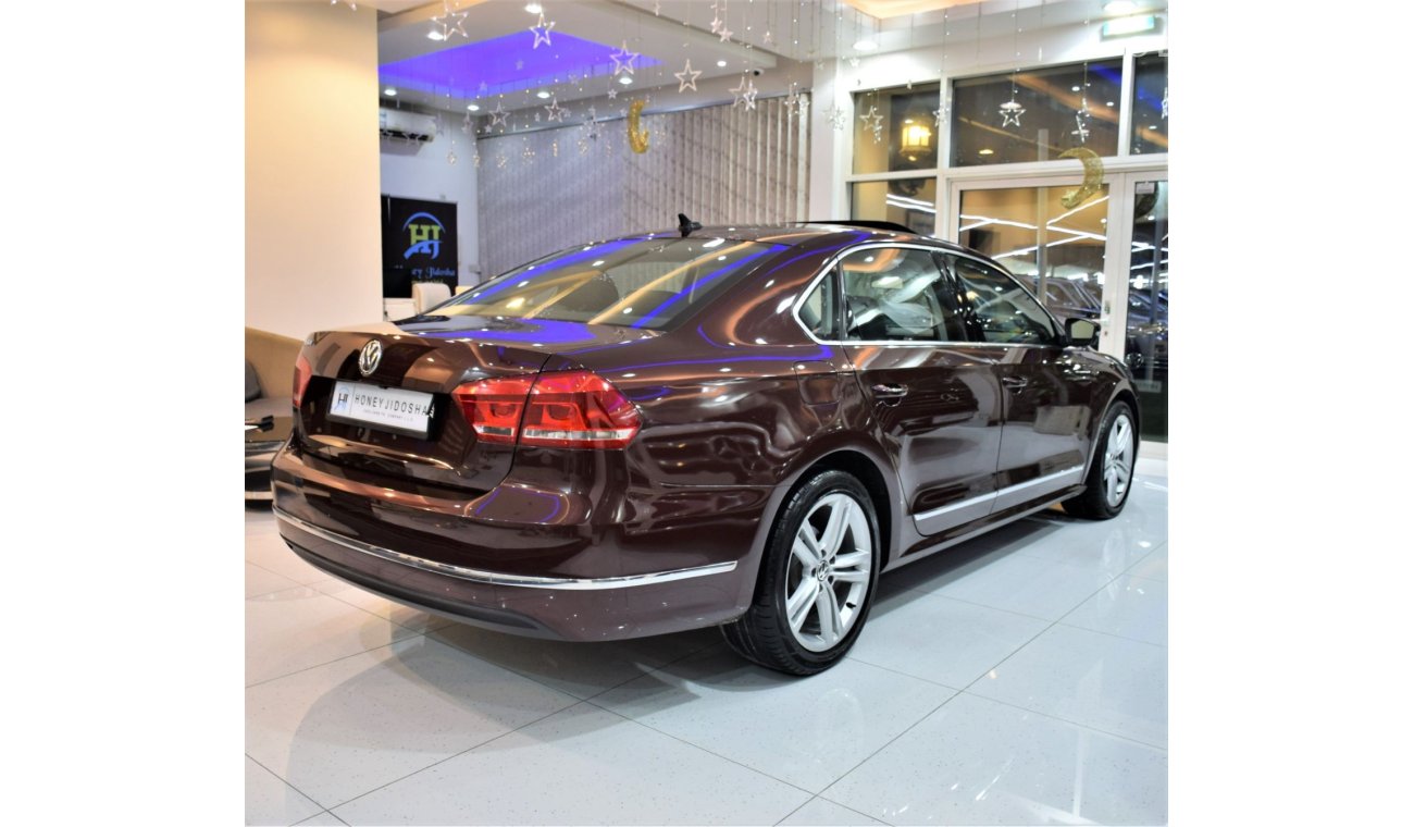 Volkswagen Passat EXCELLENT DEAL for our Volkswagen Passat FULL OPTION! 2013 Model!! in Burgundy Color! GCC Specs