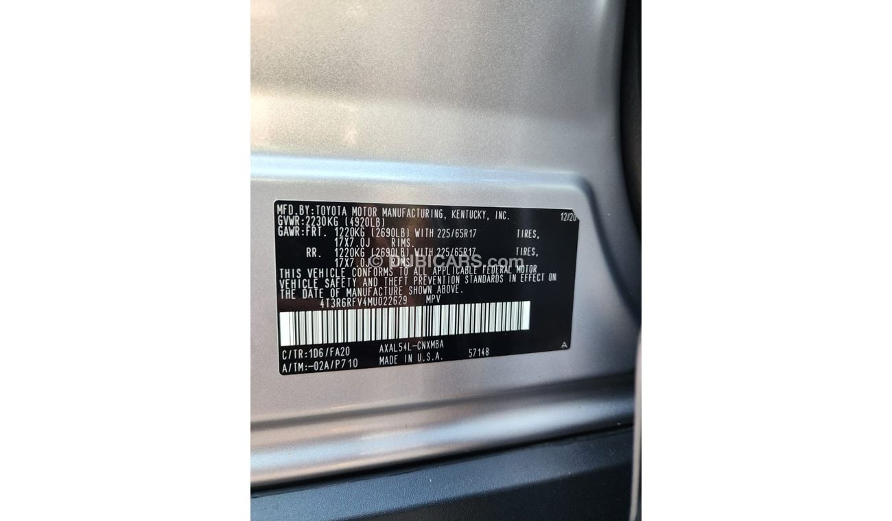 Toyota RAV4 RAV4 XLE HYBRID 2021