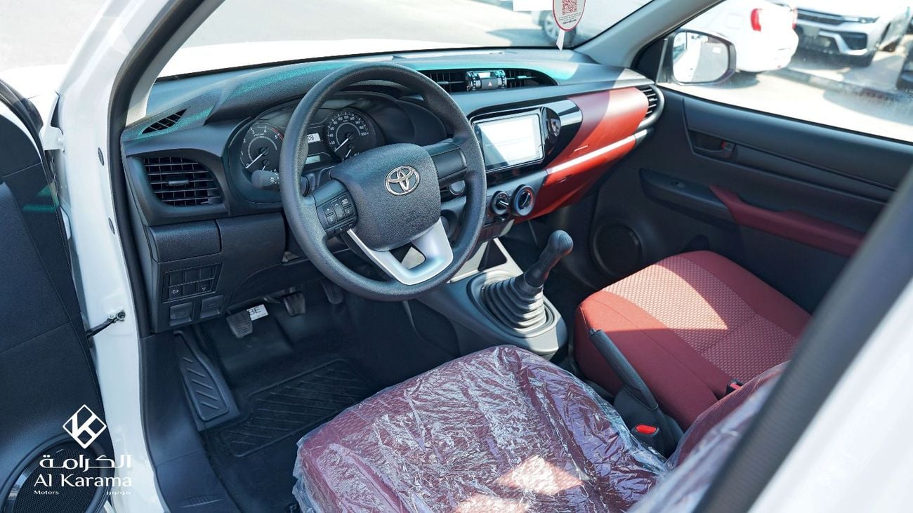 Toyota Hilux GL 2.4L Single Cab Utility D-4D | 6-Speed Manual | GCC Specs | Power Windows & Mirrors