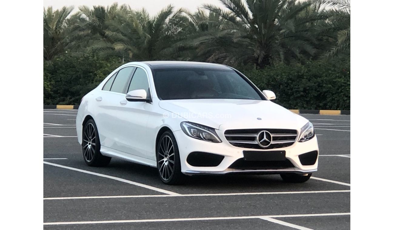 Mercedes-Benz C 200 AMG Pack MODEL 2016 GCC car perfect condition inside and outside low mileage full electric control s