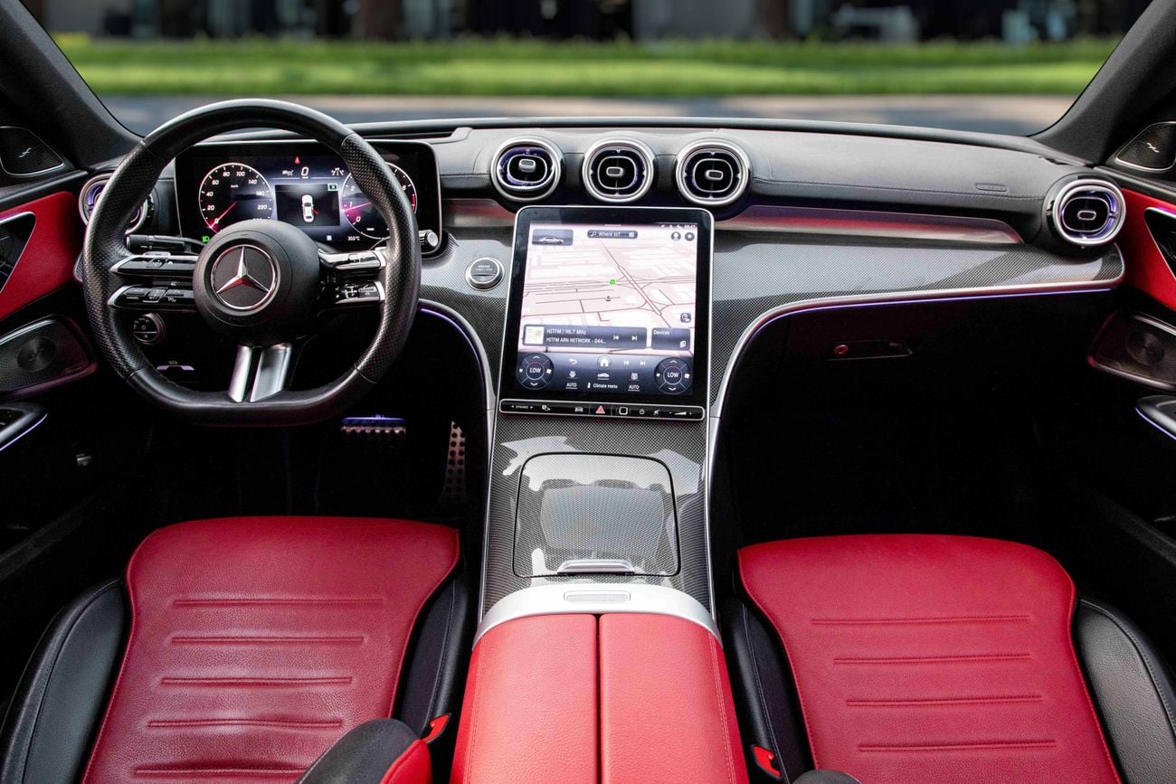 مرسيدس بنز C 200 C200 AMG | 3,134 P.M | 0% Downpayment | GARGASH WARRANTY / SERVICE!