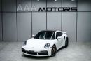 Porsche 911 Turbo 3.8L (580 HP) Coupe | GCC Specs | Full Option | Dealer Warranty Until 2027 | No Accident / No