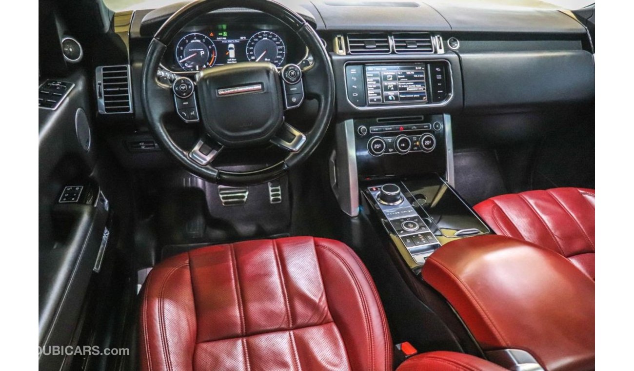 لاند روفر رانج روفر فوج إس إي سوبرتشارج Range Rover Vogue SE V8 Supercharged 2015 GCC under Warranty with Zero Down-Payment.