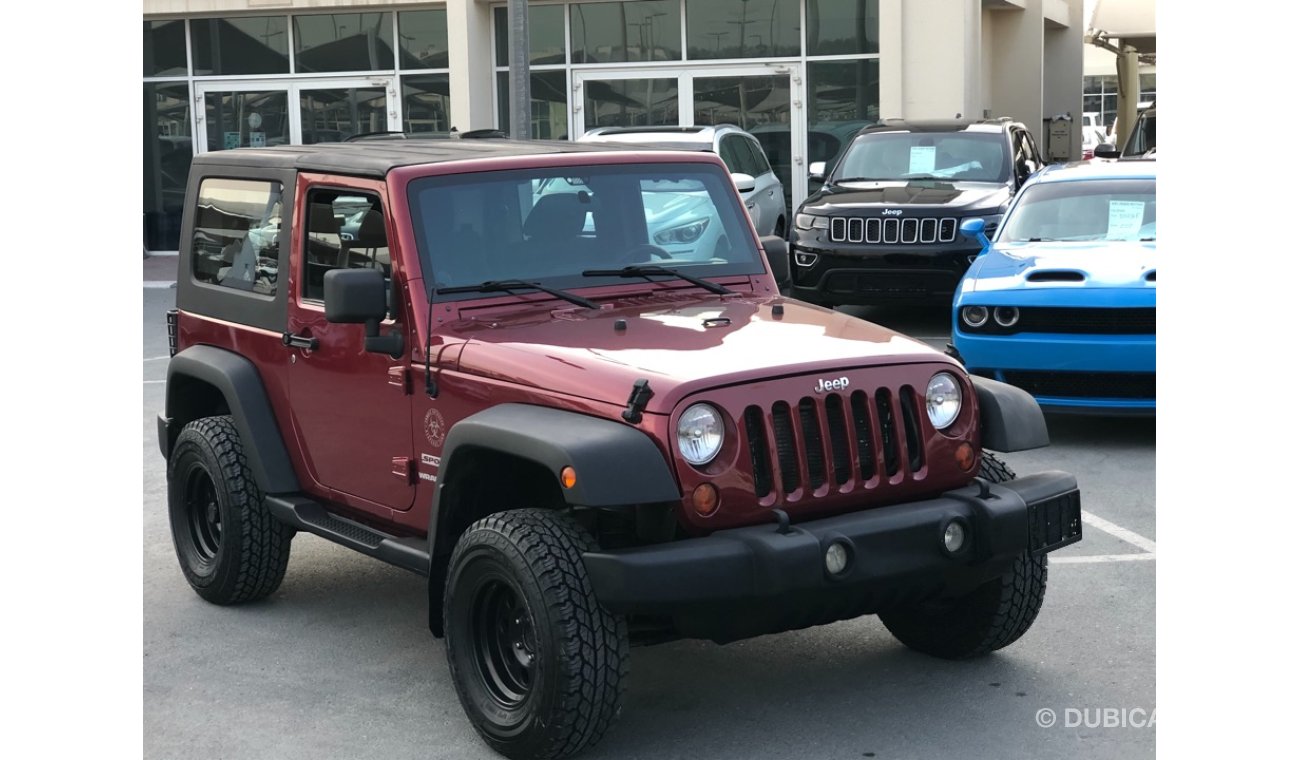 Jeep Wrangler JEEP WRANGLER SPORT MODEL 2012 car perfect condition full option