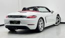 Porsche 718 Boxster S 2.5L A/T 2017 Porsche 718 Boxster S, Porsche Service History, Excellent Condition, GCC