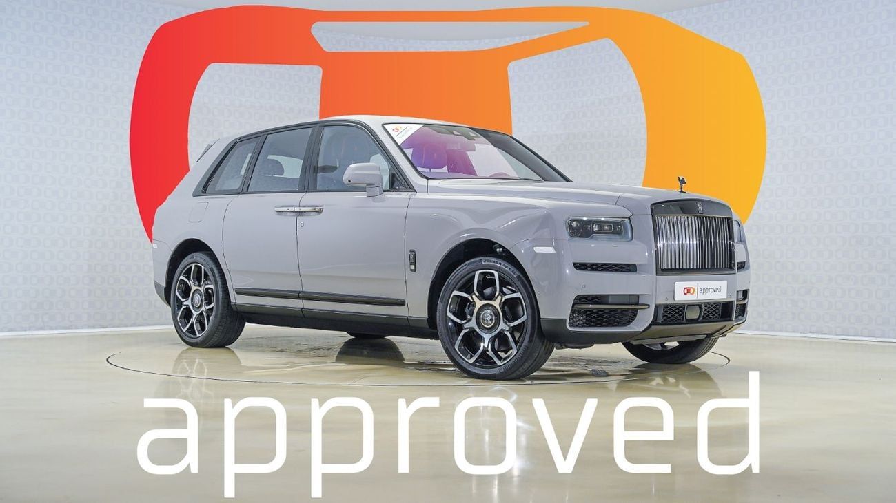 Rolls-Royce Cullinan Cullinan Black Badge | AED 20,519 PM | Warranty & Service August 2026 | GCC