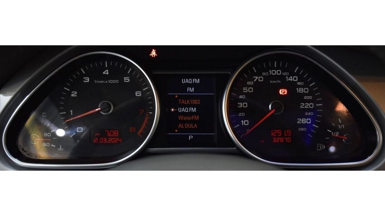 Audi Q7 EXCELLENT DEAL for our Audi Q7 S-Line 4.2L QUATTRO ( 2010 Model ) in White Color GCC Specs