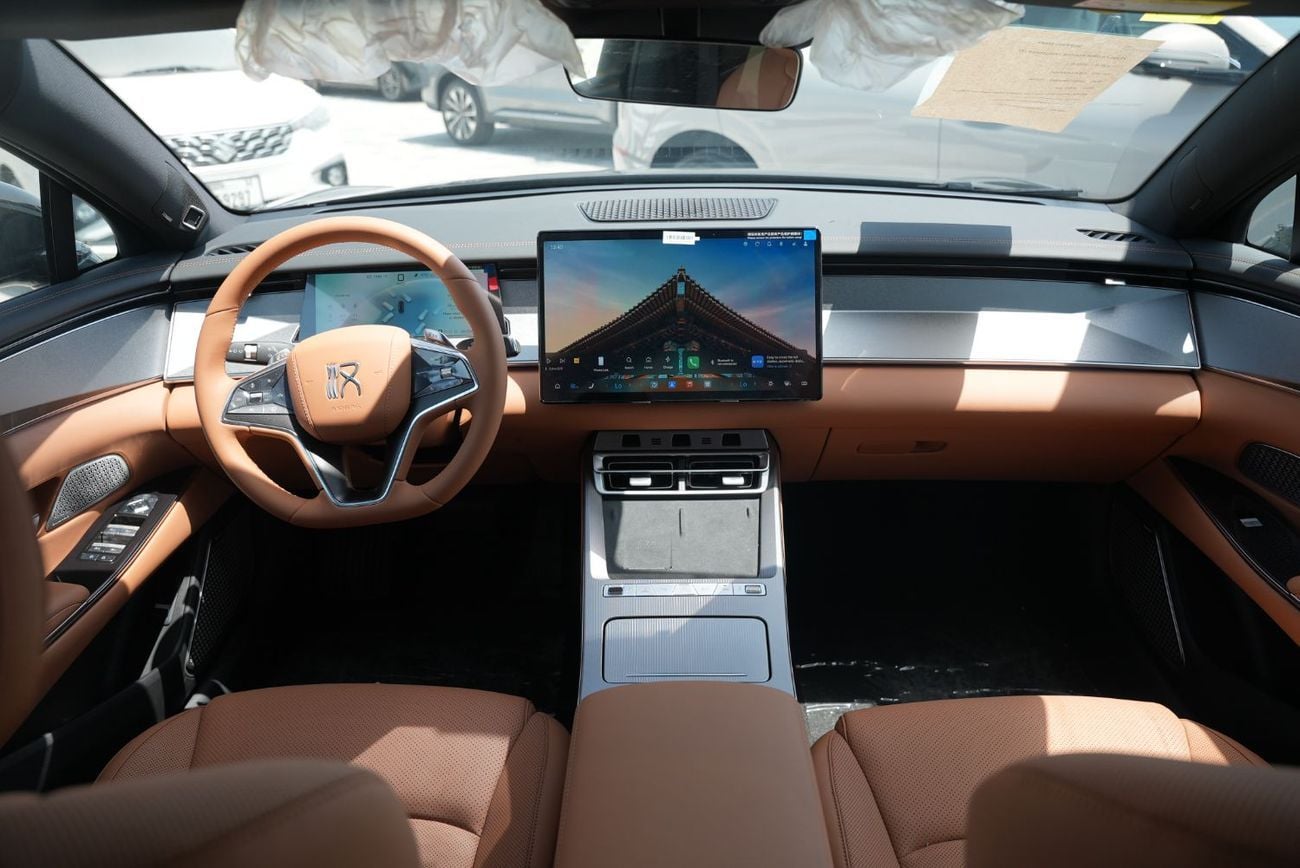 BYD HAN 2025 BYD Han L EV 701Km Honor Edition with LiDar Black in Tan 0Km