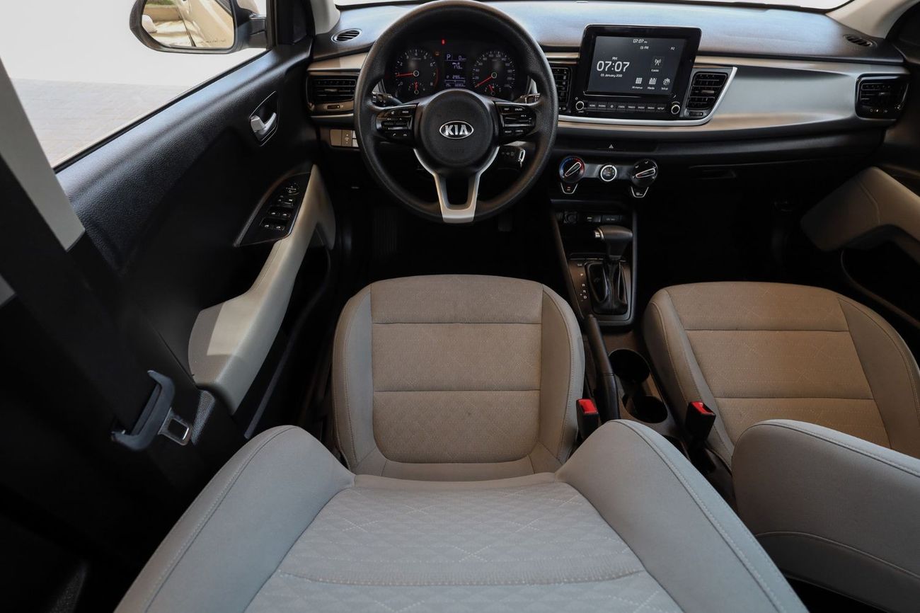 Kia Rio Kia Rio 2021 GCC under Agency Warranty with Flexible Down-Payment.