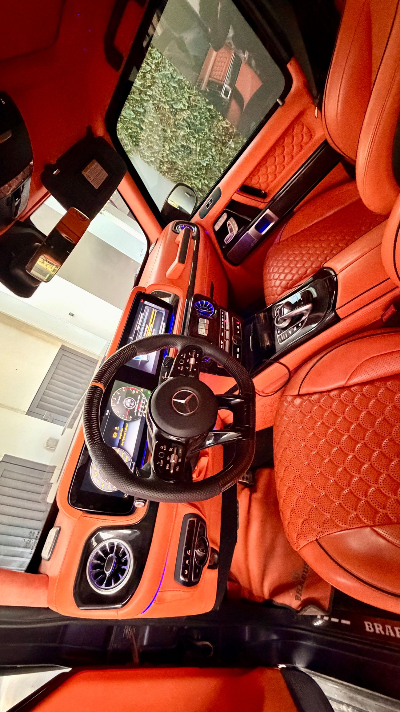 مرسيدس بنز G 550 G-class upgrade to brabus 2022 internal external