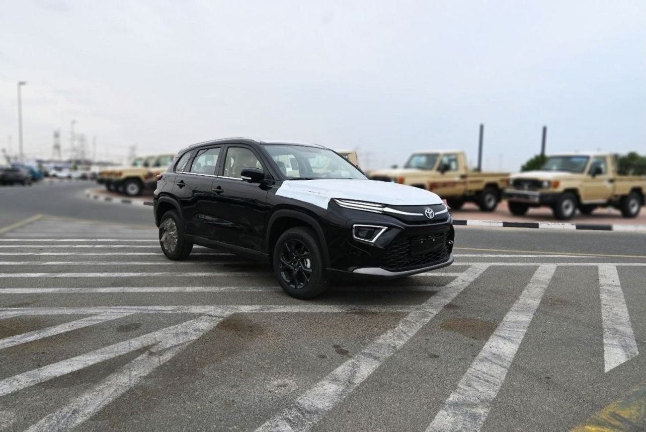 تويوتا أوربان كروزر تويوتا أوربان كروزر 1.5 لتر 4 سلندر موديل 2024 SUV، بنزين، أوتوماتيك أسود من الخارج أسود من الداخل