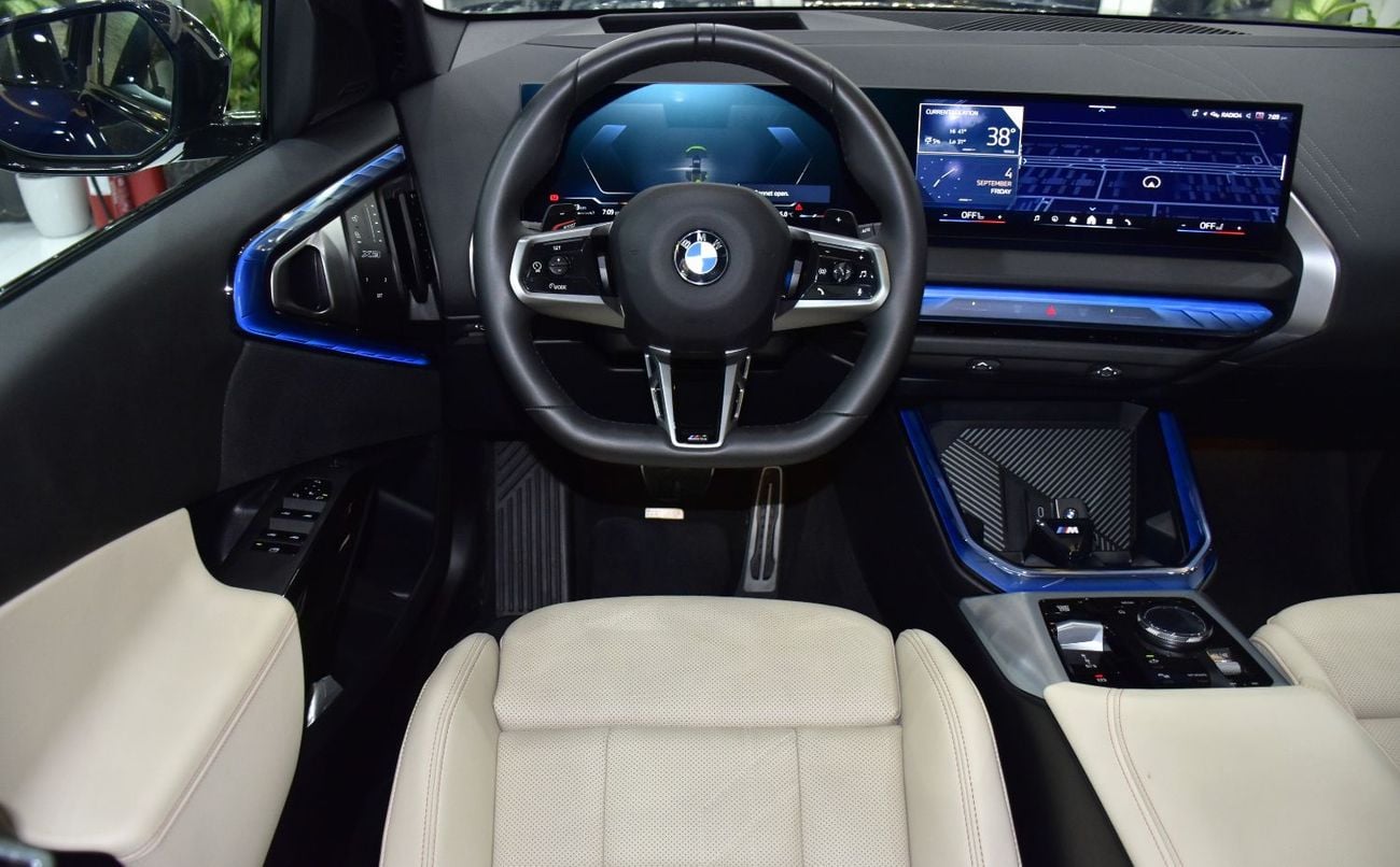 بي أم دبليو X3 20 XDRIVE M SPORT عرض ممتاز لسيارة BMW X3 20 xDrive (موديل 2026) باللون الأزرق بمواصفات خليجية