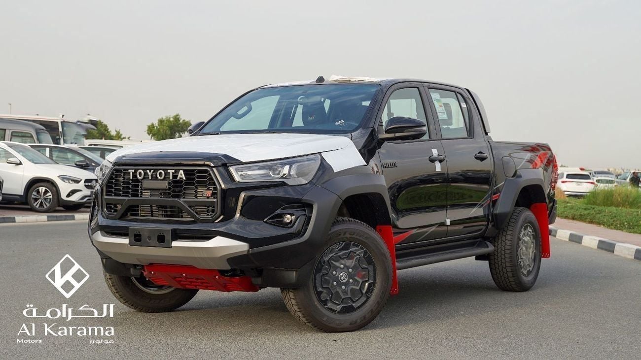 تويوتا هيلوكس GR SPORT | 2.8L Wide Body Pick up | Automatic 4x4 Drive | GCC Specs | 360 Camera