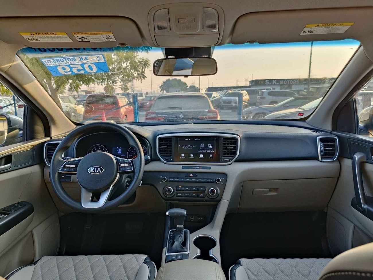 كيا سبورتيج LX/ LEATHER / DVD  REAR CAMERA / ONLY FOR EXPORT/ LOT#14684