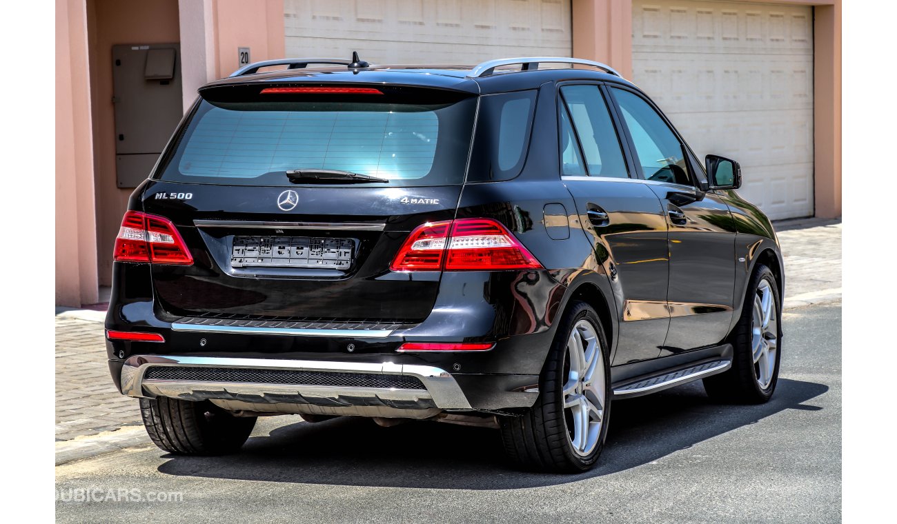 مرسيدس بنز ML 500 AMG GCC under Warranty with Zero Down-Payment.