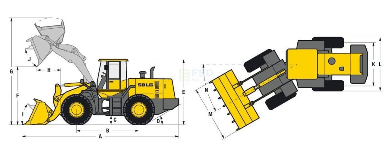 SDLG L958F SDLG Wheeled Loader L958F MY-2025