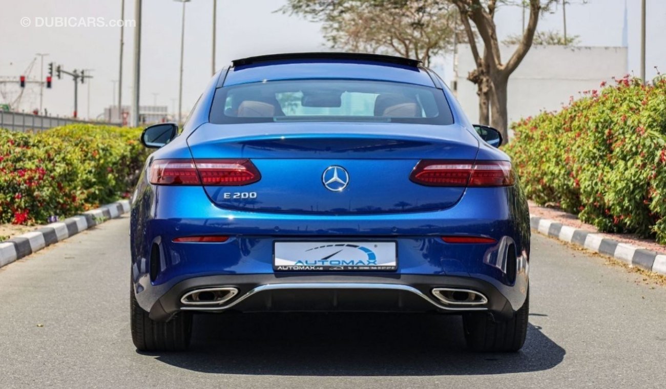 Mercedes-Benz E200 Coupe 2023 GCC , 0Km , With 2 Years Unlimited Mileage Warranty