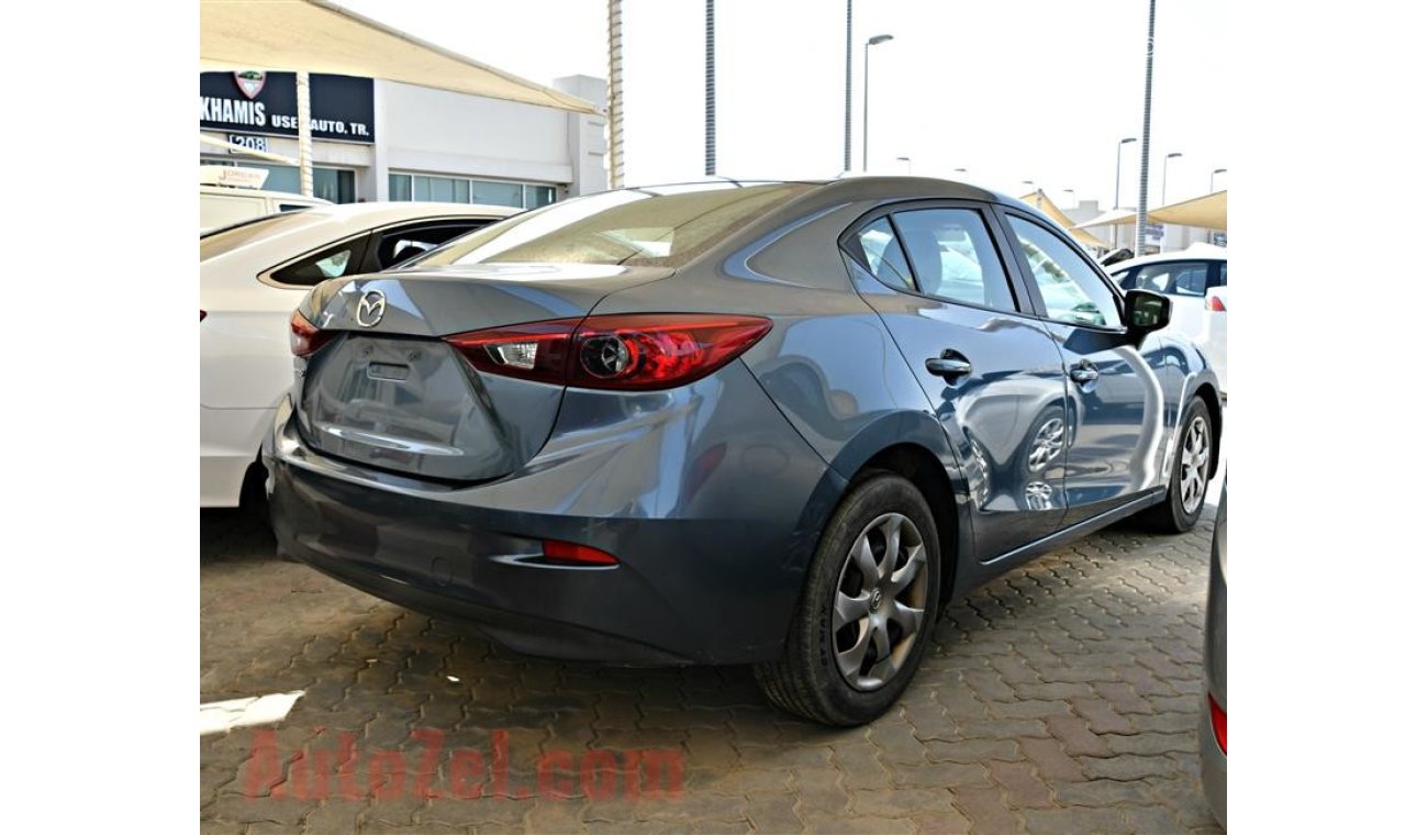 Mazda 3 GREY 2015 GCC FULL OPTION NO PAIN NO ACCIDENT PERFECT