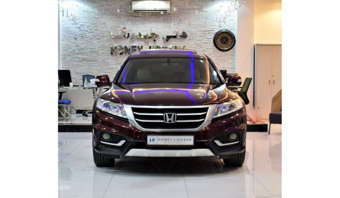 هوندا كروستور AMAZING Honda CrossTour 4WD TOURING 2014 Model!! in Maroon Color! GCC Specs