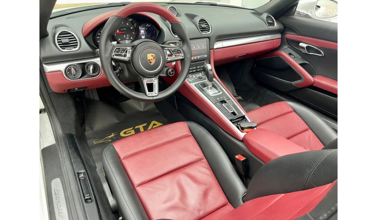 بورش بوكستر 718 2017 Porsche Boxster 718, Full Porsche Service History, Warranty, GCC