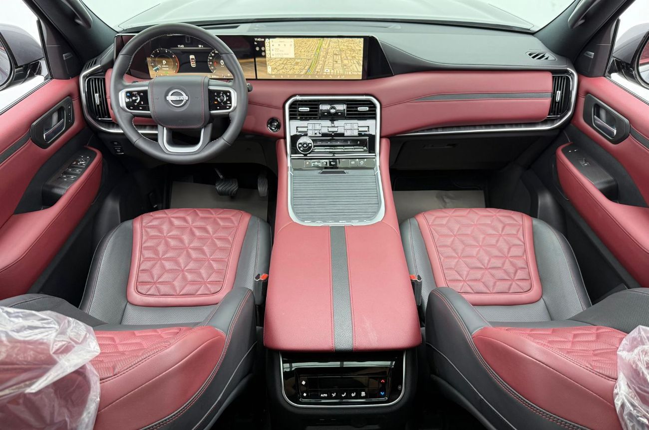 نيسان باترول 2025 Nissan Patrol LE Platinum, 2032 Nissan Warranty, 2030 Nissan Service Pack, 8 Seater, GCC