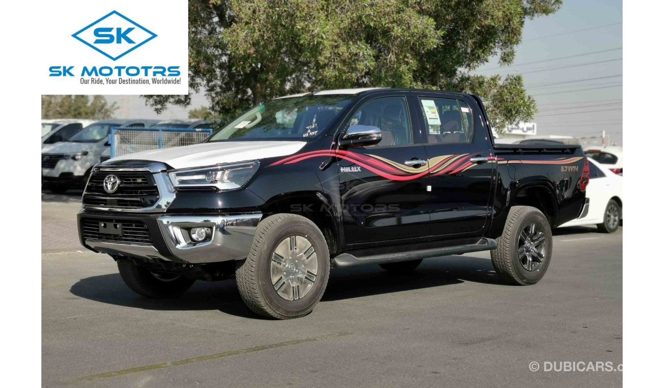 Toyota Hilux 2.7L 4CY Petrol, 17" Rims, Front & Rear A/C, Air Circulation Control, 4WD-DVD-USB (CODE # THFO02)