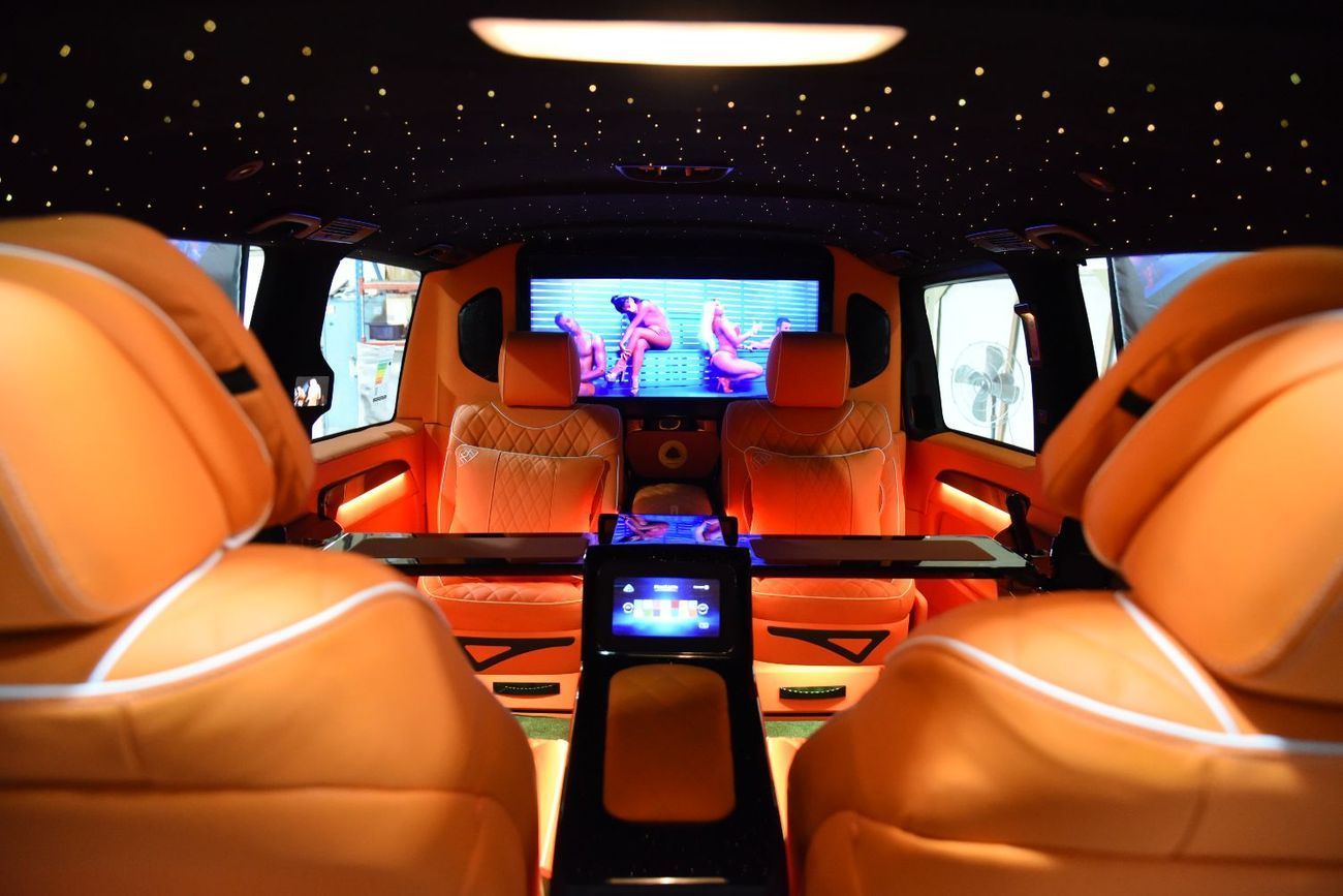 Mercedes-Benz V 300 2026 “FLAMME D’HERMES” - Handcrafted by ROYAL CUSTOMS in Dubai (5 Year Warranty)