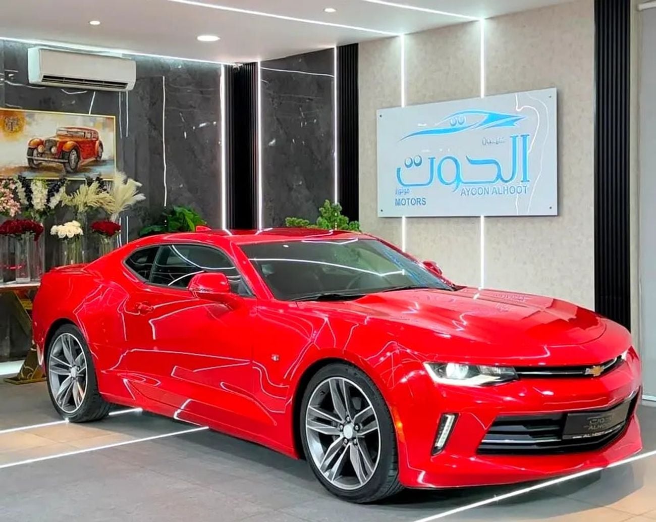 شيفروليه كامارو Lovely Red || GCC || Amazing Interior Color || Recently Serviced ||Low Mileage