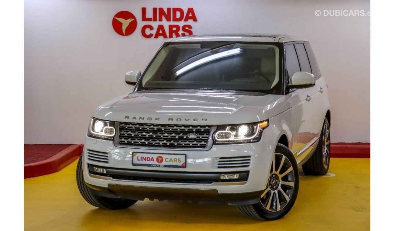 لاند روفر رانج روفر فوج HSE Range Rover Vogue HSE V8 2016 GCC under Warranty with Flexible Down-Payment.